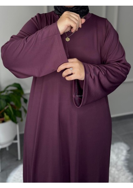 Butik Oyhso Kumaş Abaya Kol Büyük Beden Uyumlu Günlük Elbise indirimleri