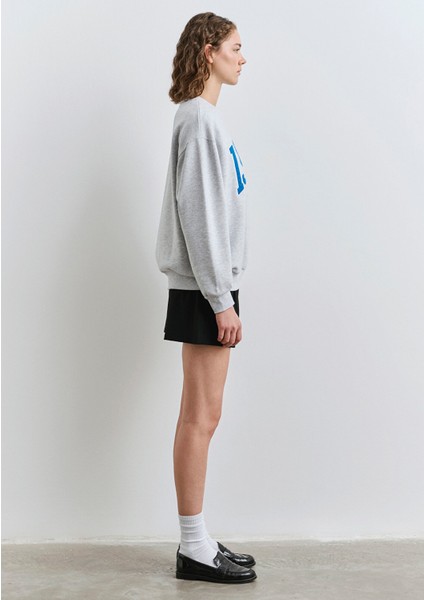 1991 Baskılı Gri Sweatshirt 1S10361-87033