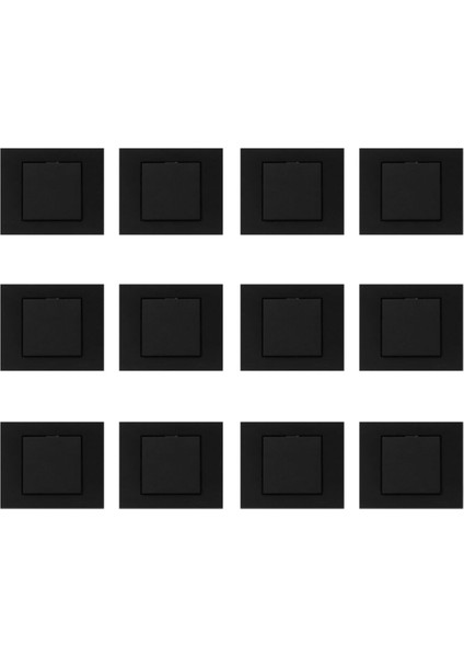 12 Adet Ovivo Grano Siyah Anahtar Çerçeve Dahildir. fiyatları