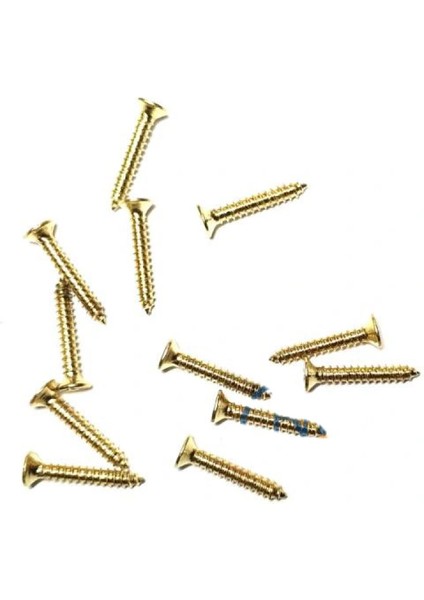 Klips, Menteşe, Ayak, Ağaç, Sunta Vidası 2,2X13 mm - Sarı 100 Adet