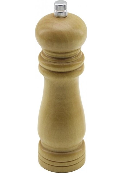 Küçük= Çap: 4.5cm - Uzunluk: 15CM Ahşap Tuz - Baharat Öğütücü (4887)