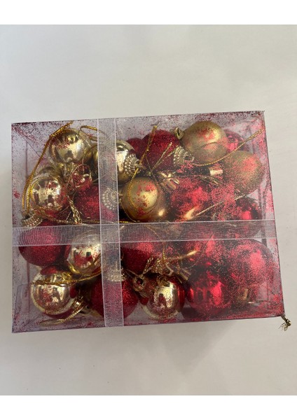 Yılbaşı Süsü 30' Lu 10 cm Karışık 30 Adet Set fiyatları