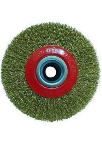 10105 Daire Fırça Sarı Telli 150X25 mm