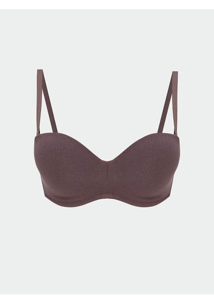 Yeni Sezon Balenli Dolgusuz Düz Straplez Sütyen