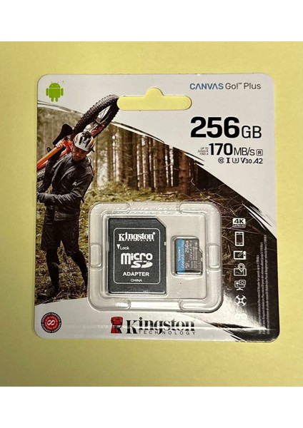SDCG4/256GB 256GB Microsdxc Canvas Go Plus Gen4 200MB/S A2 U3 V30 Card Drone