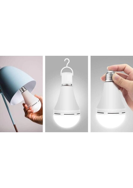 Cata Ct 4229 9W Şarjlı LED Ampul 6400K Beyaz Işık fiyatları