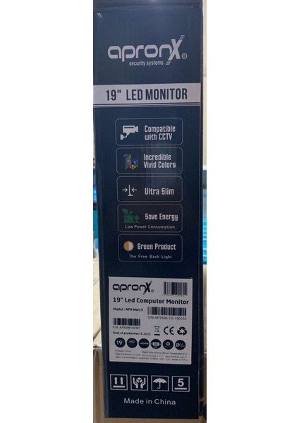 APX-NW19 19'' HDMI + VGA LED Monitör fiyatları
