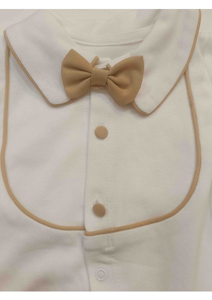 Papyonlu Bebek Tulumu Şapka Eldiven Battaniye Takımı / Hastane Çıkışı fırsatları