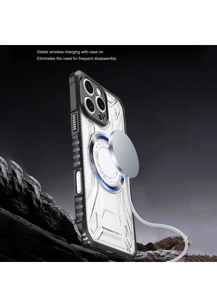 Case For Tecno Camon 30 4g/camon 30 5g Için Manyetik Halkalı Şeffaf Akrilik Darbeye Dayanıklı Koruyucu Kılıf-Yeşili (Yurt Dışından) indirimleri