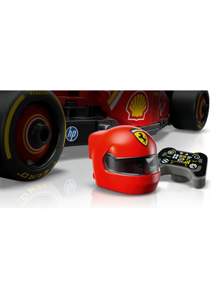 ® Speed Champions Ferrari F1® Yarış Arabası 77242 + Brix Frames Sergileme Çerçevesi