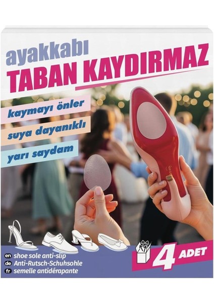 Ayakkabı Taban Kaydırmaz Bant Kaymayı Önler Suya Dayanıklıdır Şeffaf 4 Ad fiyatları