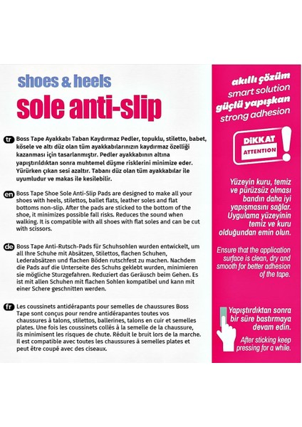 Ayakkabı Taban Kaydırmaz Bant Kaymayı Önler Suya Dayanıklıdır Şeffaf 4 Ad modelleri