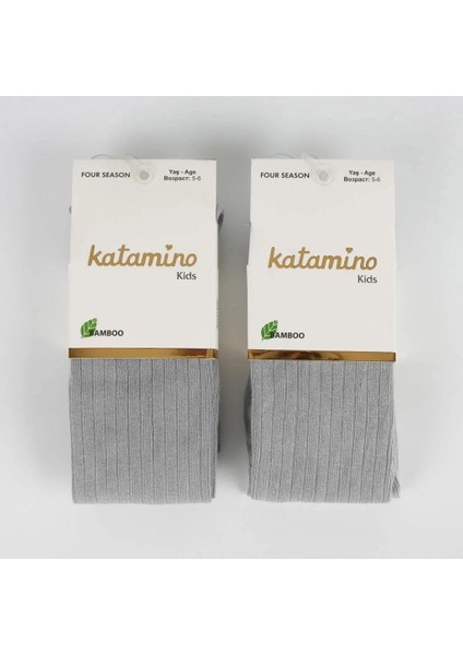 Beyza Kız Bambu Külotlu 1-5 Yaş Gri