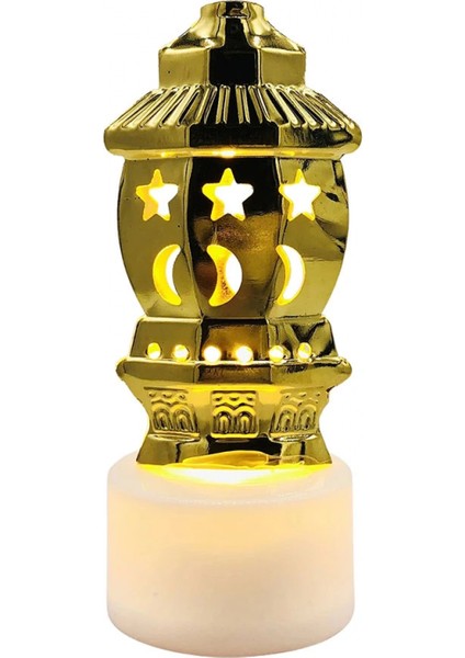 12 Li Ramazan Ayaklı LED Işık Gold Renk Gün Işığı MZ6200-235