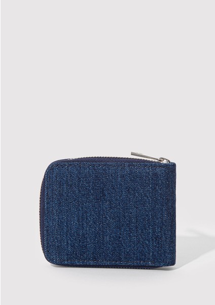 Fermuarlı Denim Cüzdan 1913340-83594