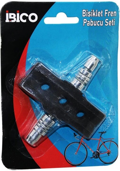 2 Pcs Bisiklet Fren Pabuç Set Fren Pabucu Seti (4887)