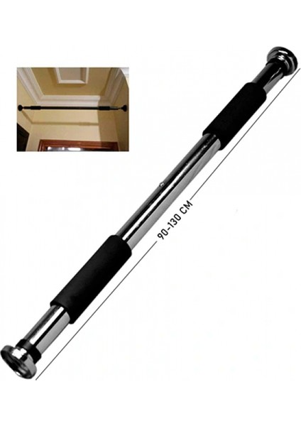 Uzun 90-130CM Barfix Door Way Gym Bar Koridor 100KG (4887)
