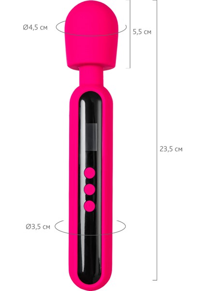 Eroteq Mashr Samimi Masaj Aleti, Silikon, Pembe, 23,5 cm fırsatları