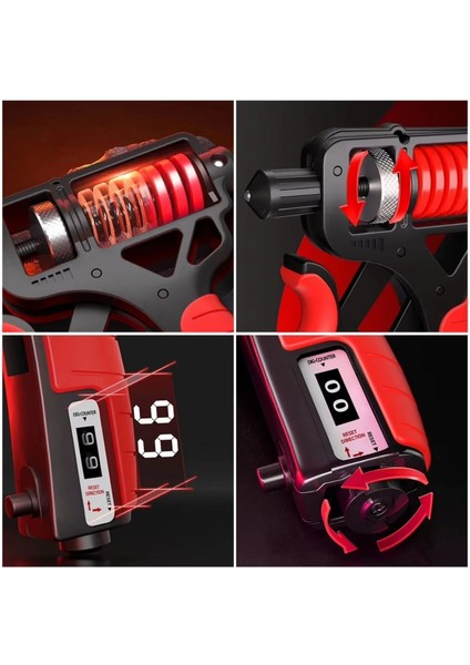 Profesyonel El Bilek ve Kol Güçlendirici Kavrama Egzersiz Aleti Ayarlanabilir El Yayı (4887) modelleri