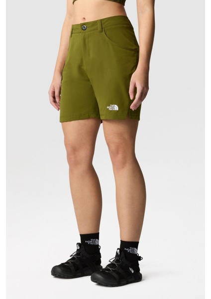 Kadın Horizon Şort EU Yağ Yeşili fırsatları