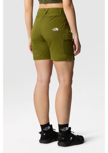 Kadın Horizon Şort EU Yağ Yeşili