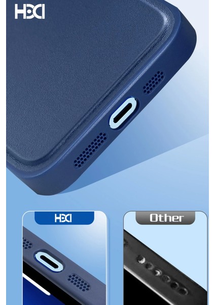 iPhone 14 Pro HBC-228 Havana Magnet Kartvizitli Kapak - Derin Mor modelleri