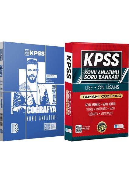 2026 Kpss Coğrafya Konu Anlatımı - Lise Önlisans Konu Ant. Soru