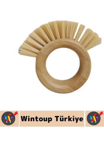 Ergonomik Kolay Tutuş Sert Bitkisel Kıllı Havuç Patates Pancar Turp Sebze Meyve Yıkama Fırçası fırsatları