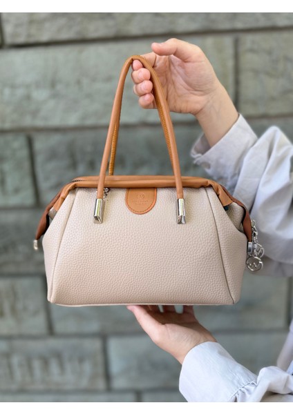 Nçs Kadın Yumuşak Deri Dokulu Şık ve Kullanışlı Kadın El &omuz Çantası (24X17CM)