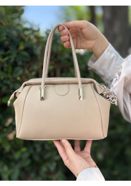 Nçs Kadın Yumuşak Deri Dokulu Şık ve Kullanışlı Kadın El &omuz Çantası (24X17CM)