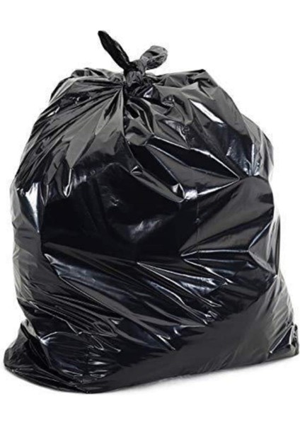 Endüstriyel Jumbo Çöp Torbası Poşeti - 2 Kat - Siyah - 300 Gr. - 90 Lt. - 80 x 110 Cm. / 5 Rulo modelleri