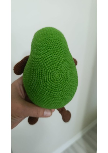 Amigurumi Mutlu Avakado Uyku Arkadaşı Organik Oyuncak