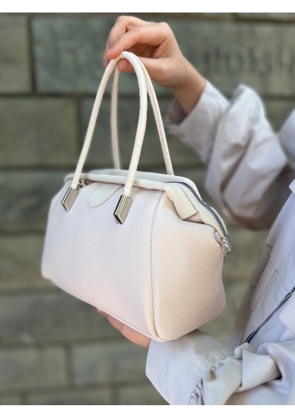 Nçs Kadın Yumuşak Deri Dokulu Şık ve Kullanışlı Kadın El &omuz Çantası (24X17CM)