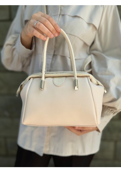 Nçs Kadın Yumuşak Deri Dokulu Şık ve Kullanışlı Kadın El &omuz Çantası (24X17CM)