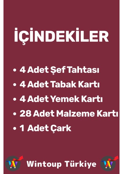 Eğlenceli Çocuk Eşleştirme Hafıza Gözlem Becerisi Geliştiren Okul Ev Aile Şef Mutfak Oyun Best Chefs modelleri