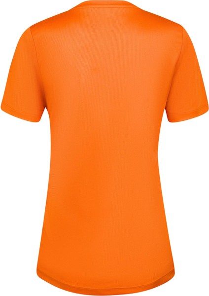 Freda V Yaka Kadın Tişört Turuncu