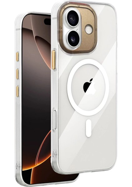 iPhone 16 HBC-306 Aden Pc Magsafe Kapak - Kahverengi fırsatları