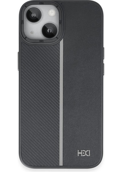 iPhone 15 Kılıf HBC-155 Lizbon Kapak - Siyah