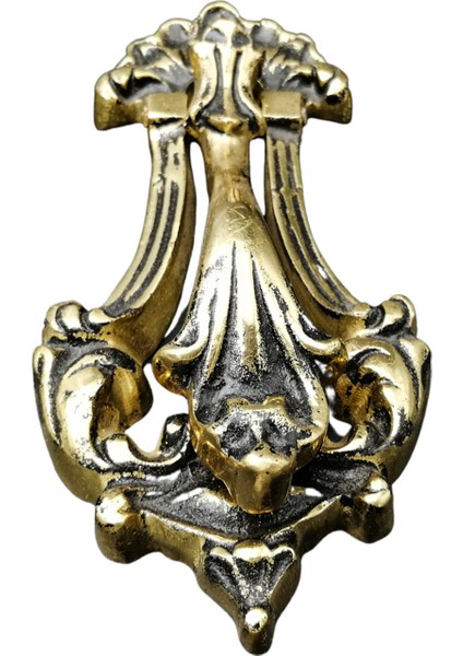 Pirinç Döküm Çicekli Kapı Tokmağı Kapı