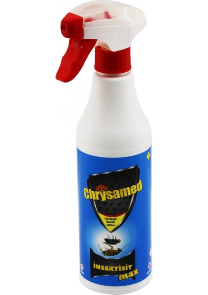 chrysamed max sıvı böcek sprey 500ml hamamböcek - kene - akrep - karınca - tahta kurusu (4887)