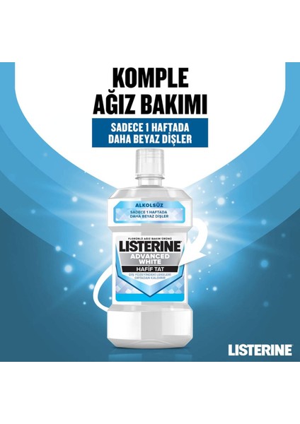 Ağız Bakım Suyu Advanced White Hafif Tat 500ML