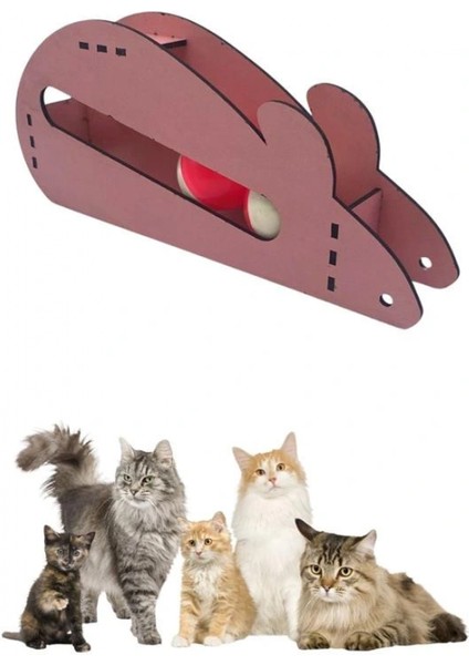 Fare Kedi Oyunu Ahşap 2 Toplu Kedi Oyuncağı Tahta Kedi Oyunu Tahta Fare ve Toplu Oyuncak (4887) indirimleri
