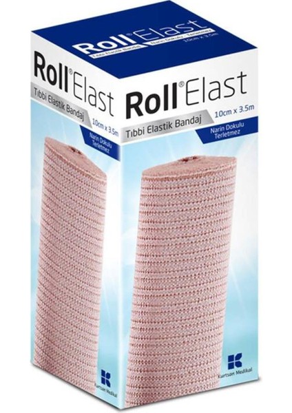 Roll Elast Bandaj Ten Rengi 10 cm x 3,5m