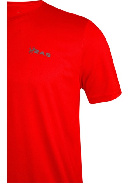 Fiji Sıfır Yaka Tişört Kırmızı