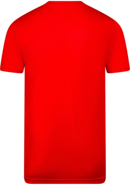 Fiji Sıfır Yaka Tişört Kırmızı