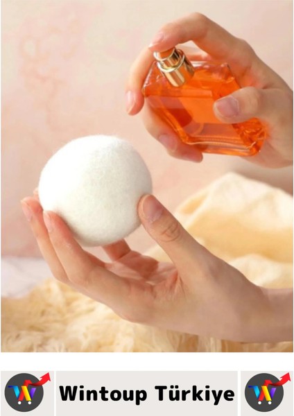 Kırışıklık Azaltan Hızlı Kuruma Sürtünme Engelleyen Çamaşır Makinesi Pratik Yün Kurutma Topu 6 Adet indirimleri