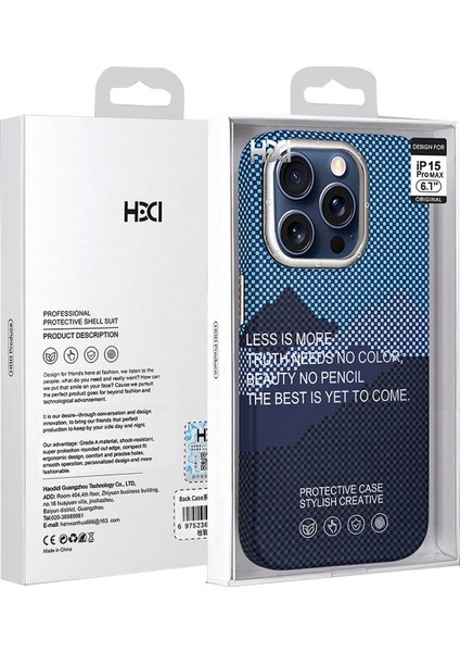 iPhone 15 Pro Max HBC-263 Monaco Kapak - Siyah indirimleri