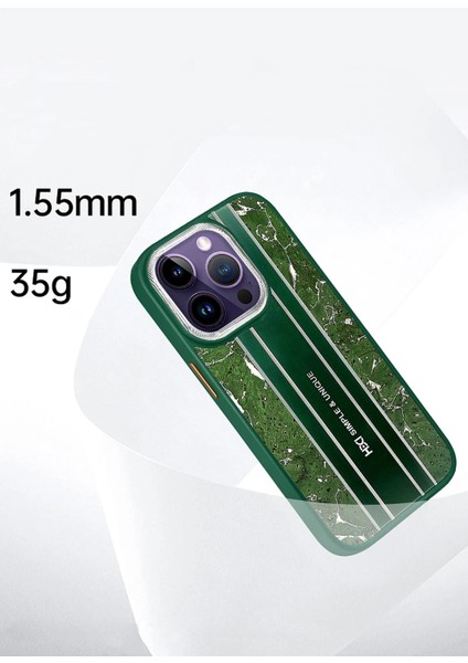 iPhone 14 Pro Kılıf HBC-188 Astra Kapak - Koyu Yeşil modelleri