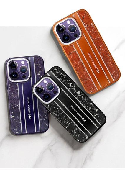 iPhone 15 Kılıf HBC-188 Astra Kapak - Siyah modelleri