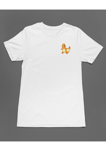 Pokemon Pikachu Charmander Unisex Tişört T-Shirt fiyatları